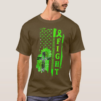 Sonnenblumen überqueren Kindheit Depression Bewuss T-Shirt