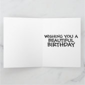 SONNENBLUMEN ÜBERSICHTEN BIRTHDAY GREETING CARD KARTE (Innenseite)