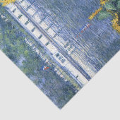 Sonnenblumen Ufer der Seine von Caillebotte Seidenpapier (Ausschnitt)