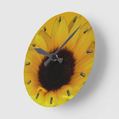 Sonnenblumen Uhr Gelbe Blume Wanduhr & Geschenk (Winkel)