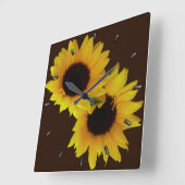 Sonnenblumen Uhr Gelbe Sonnenblumen Wand Uhren (Winkel)