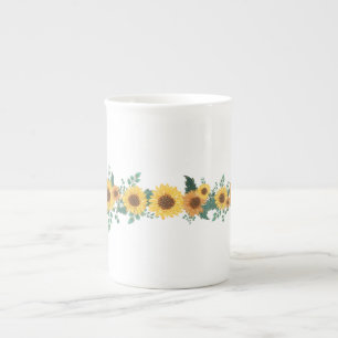 Sonnenblumen Ukraine Unterstützung Suppe Mug Porzellantasse