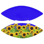 Sonnenblumen - ukrainische Flagge Friedensfreiheit Football (Paneele)