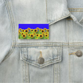 Sonnenblumen - ukrainische Flagge Friedensfreiheit Namensschild (Beispiel)