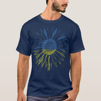 Sonnenblumen ukrainische Flagge Sonnenblumen T-Shirt