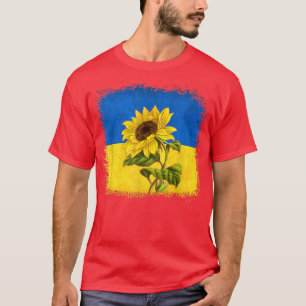Sonnenblumen ukrainische Unterstützung stehen Ukra T-Shirt