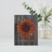 Sonnenblumen und Ankündigung Datum freihalten (Stehend Vorderseite)