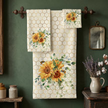 Sonnenblumen und Bienen