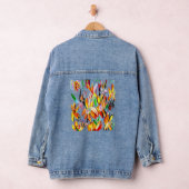 Sonnenblumen und Bienen Jeansjacke (Hangar)