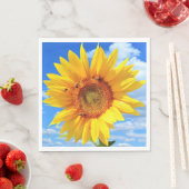 Sonnenblumen und Bienen Napkins Serviette (Beispiel)