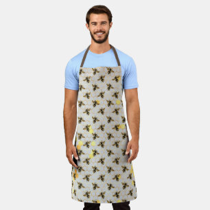 Sonnenblumen- und Bienen-Serie Design Sieben  Schürze