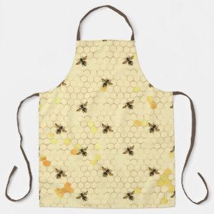 Sonnenblumen- und Bienen-Serien-Design Sechs Schürze