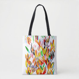 Sonnenblumen und Bienen  Tasche