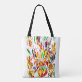Sonnenblumen und Bienen Tasche (Rückseite)