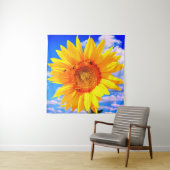 Sonnenblumen und Bienenband Wandteppich (Beispiel)