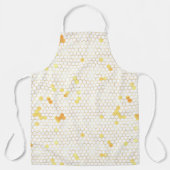 Sonnenblumen und Bienenreihen - Design fünf Schürze (Vorderseite)