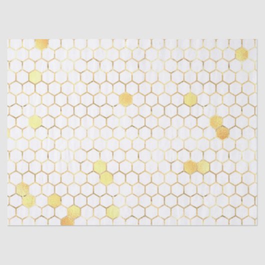 Sonnenblumen und Bienenreihen - Design fünf Seidenpapier (Vorderseite)