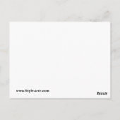 Sonnenblumen und blaue Jay Postkarte (Rückseite)