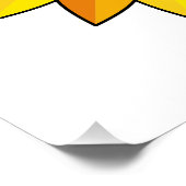 Sonnenblumen und Blauer Schmetterling Poster (Ecke)