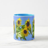 "SONNENBLUMEN UND BLAUER SKY" TASSE (Zentrum)