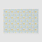 Sonnenblumen und Blaugingham Seidenpapier (Vorderseite)