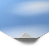 Sonnenblumen und Blue Sky Poster (Ecke)