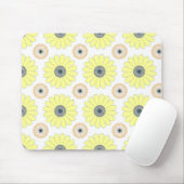 Sonnenblumen und blühendes, nahtloses Muster Mousepad (Mit Mouse)