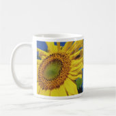 Sonnenblumen und Blume Personalisiert Kaffeetasse (Links)