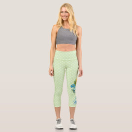 Sonnenblumen und Butterfly Ukraine Unterstützung Capri Leggings