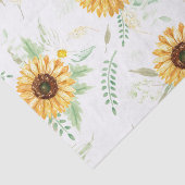 Sonnenblumen und Daisy-Bouquets Seidenpapier (Ausschnitt)