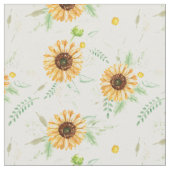 Sonnenblumen und Daisy-Bouquets Stoff (Nahaufnahme)