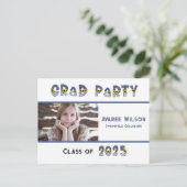 Sonnenblumen und ein Denim Daughter Foto High Scho Postkarte (Stehend Vorderseite)