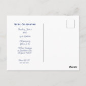 Sonnenblumen und ein Denim Daughter Foto High Scho Postkarte (Rückseite)