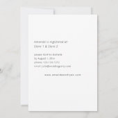 Sonnenblumen und Eukalyptus Brautparty Einladung (Rückseite)