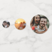 Sonnenblumen und Fotos Konfetti (Rückseiten)