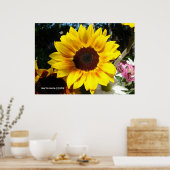 Sonnenblumen und Freunde Bouquet Poster (Küche)