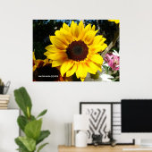 Sonnenblumen und Freunde Bouquet Poster (Heimbüro)