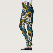 Sonnenblumen und Gänseblumen, Sommergarten 2 Leggings (Links)