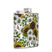 Sonnenblumen und Gänseblumen, Sommergarten 3 Flachmann (Rechts)