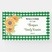 Sonnenblumen- und Grünkarofamilientreffen Banner (Horizontal)