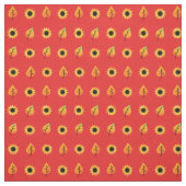 Sonnenblumen und Herbstlaube Stoff (Muster)