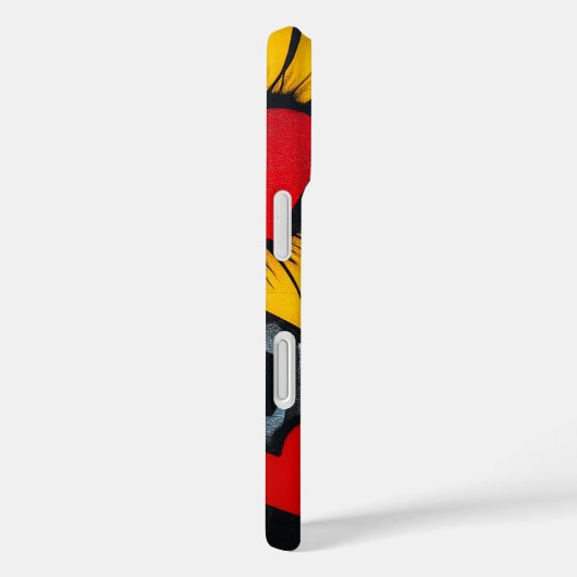 Sonnenblumen und Herz Case-Mate iPhone Hülle (Rückseite / Rechts)