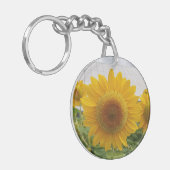 Sonnenblumen und Hirsche Schlüsselanhänger (Vorderseite links)