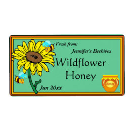 Sonnenblumen und Honey Pot