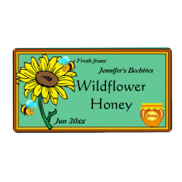 Sonnenblumen und Honey Pot