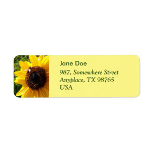 Sonnenblumen und Honigbienen