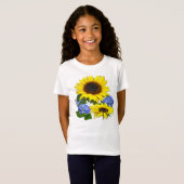 SONNENBLUMEN UND HYDRANGEAS ~ Shirt (Vorne ganz)