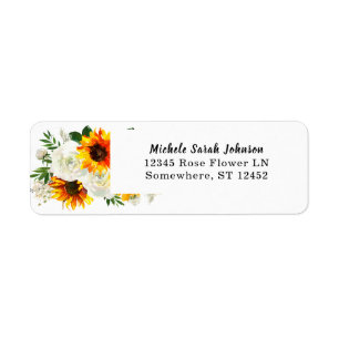 Sonnenblumen und Künstlerische Rosenblütenhochzeit