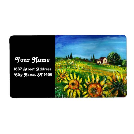 SONNENBLUMEN UND LÄNDER IN DER Toskana (Vorne)