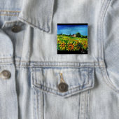 SONNENBLUMEN UND LÄNDER IN DER Toskana Button (Beispiel)